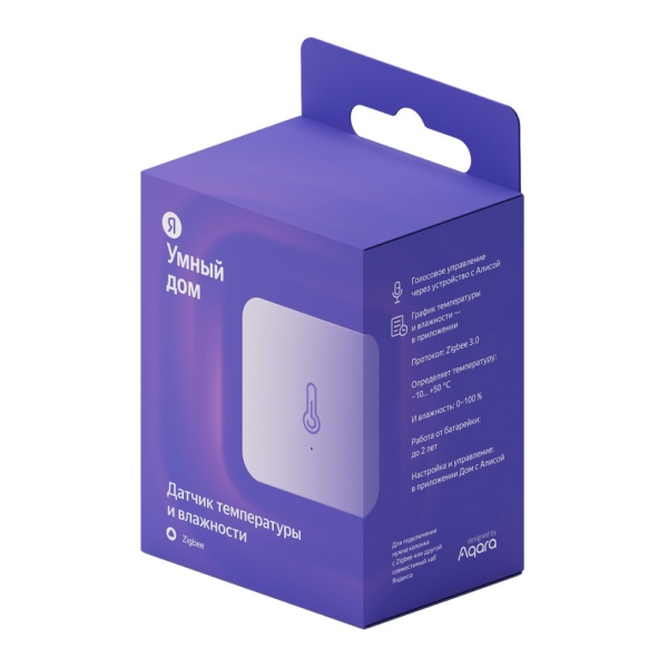 Датчик температуры и влажности Yandex с Zigbee